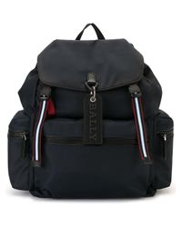 bally leather backpack