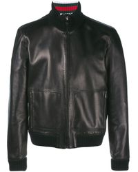 gucci black leather jacket