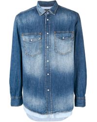 diesel mens denim shirt