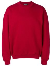 balenciaga red sweatshirt