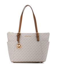Bolso shopper Jet Set Logo MICHAEL Michael Kors de Lona | Lyst