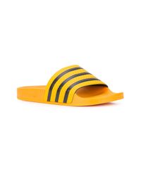 yellow slides adidas