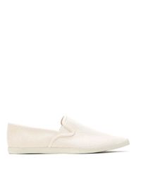 Osklen Canvas Pointed Toe Slip-on Sneakers in White - Lyst