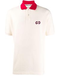 Gucci - Polo ivoire et rouge | Childrensalon