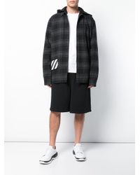 Off-White c/o Virgil Abloh Jacke mit Karomuster in Black für Herren