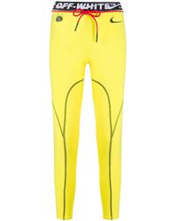 NIKE X OFF-WHITE Nrg Ru Pro leggings in Yellow | Lyst