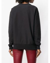 Champion Black Barcode Logo Sweatshirt