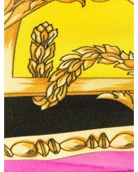 Versace Bikinitop Met Barokprint in het Yellow