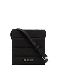 Jacquemus レザー Le Carré ショルダーバッグ カラー: ブラック メンズ 