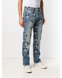mickey mouse levi jeans