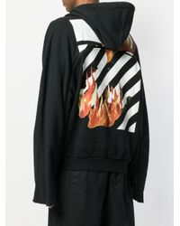 off white fire sweatshirt