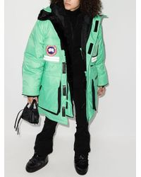 Canada Goose X Browns 50 Snow Mantra Parka Coat in Green | Lyst Canada