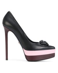 platform versace medusa pumps