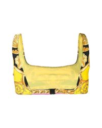 Versace Bikinitop Met Barokprint in het Yellow