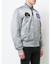 Nasa bomber jacket grey Clearance