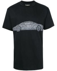 Ih Nom Uh Nit Black Car Print T-shirt for men