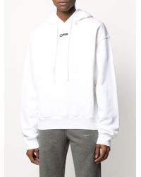 Off-White c/o Virgil Abloh Hoodie Met Logo in het White voor heren
