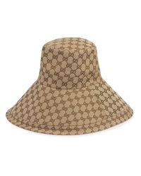 Gucci Segeltuch Hut mit breiter Krempe in Braun für Herren | Lyst AT