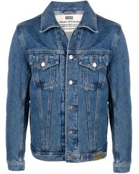 DIESEL Denim Trucker-Jeansjacke in Blau für Herren | Lyst DE