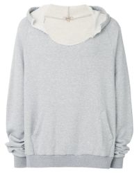 Distressed grey sweatshirt Clearance