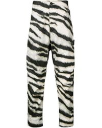 Pantaloni della tuta con motivo zebratoStone Island in Cotone da Uomo  colore Nero | Lyst