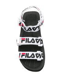 fila logo strap sandals