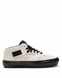 vans half cab white black sole