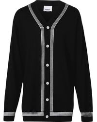 burberry cardigan mens