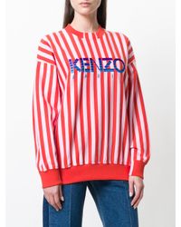 Sweat rayé KENZO en coloris Red