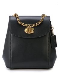 Sac à dos Parker Cuir COACH en coloris Noir - Lyst Sac à dos Parker Cuir COACH en coloris Noir - Lyst