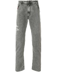 DIESEL Denim Krooley-t Jogg Jeans 0689 D Jeans in het Grijs voor heren -  Lyst