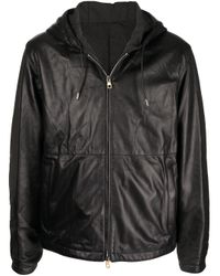 dunhill leather bomber jacket