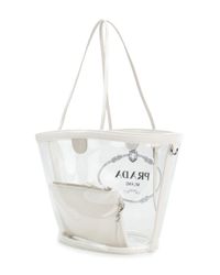 sac prada transparent