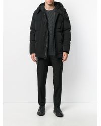 givenchy embroidered logo padded jacket