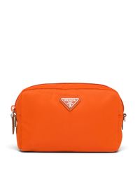 prada gingham makeup bag