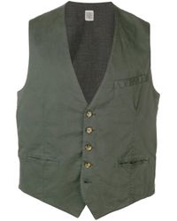 Eleventy Einreihige Weste in Gray für Herren