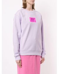 Sweat à logo imprimé SJYP en coloris Purple