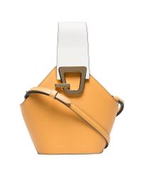 Danse Lente Natural Camel Johnny Mini Leather Bucket Bag