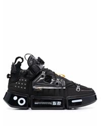Li-ning Low-top Platform Sole Sneakers in Black for Men - Lyst