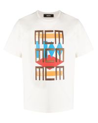 MCM T-Shirt mit Logo-Print für Herren - Lyst