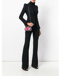 Alexander McQueen Multicolor Queen And King Floral Clutch