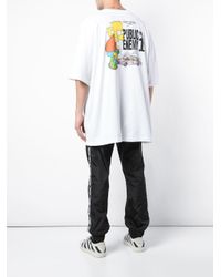 off white bart simpson shirt