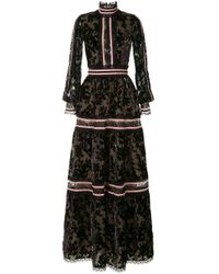 costarellos black gown