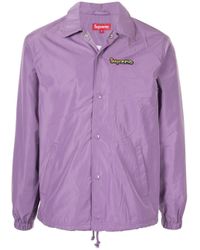 Supreme Gonz Logo Coaches Jacket 'ss 18' in Violet (Purple) for 