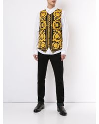 Versace Pre-Owned Weste mit barockem Print in Black für Herren