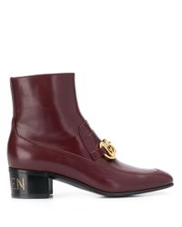 Gucci g rhombus dames enkellaarzen wit vind je in Sneakerstad