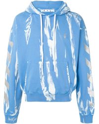 Sudadera con motivo Arrows reflectante Off-White c/o Virgil Abloh de  Algodón de color Azul para hombre | Lyst