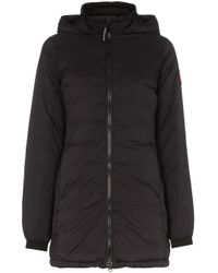 canada goose camp hooded jacket black