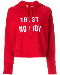 Nobody Denim Red Trust Nobody Hoody Heat