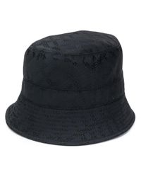 Versace Baumwolle Fischerhut mit Logo in Schwarz für Herren | Lyst DE